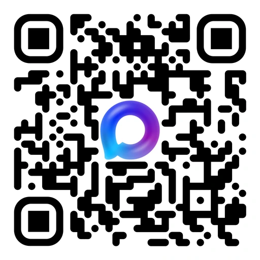 QR code for the support chat bot in MAX